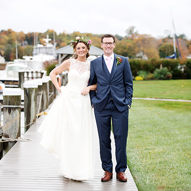 Essex Yacht Club Wedding:
Chrissy & Jonathan are Married!